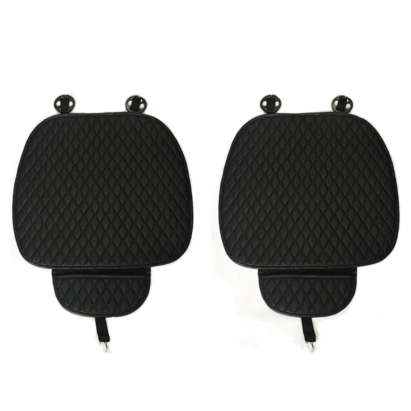black 2 pcs Чехол для автокресла, автомобильные чехлы, защита для автокресла для Ford Escort Mk1 Mk4 Mk6 Everest Explorer F150 Fiesta Mk4 Mk6 Mk7 st - Название цвета: black 2 pcs