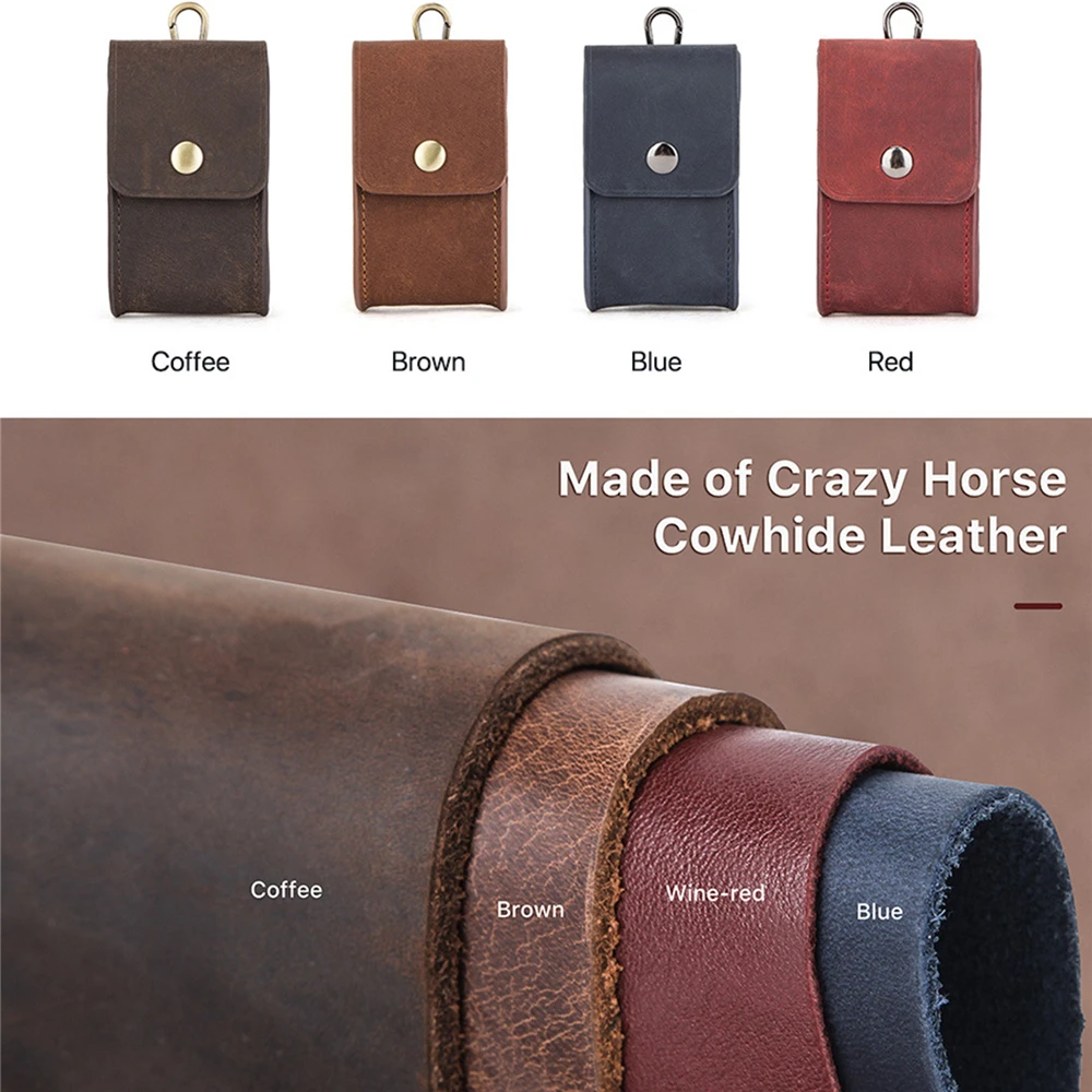 Retro Style Leather Earphone Storage Bag for Microsoft Surface Earbuds Headphone Charging Case Protective Cover Shell