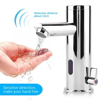 

3/8 Inch Automatic Sensor Faucet Battery Powered Bathroom Basin Toilet Infrared Cold And Warm Mixer Tap