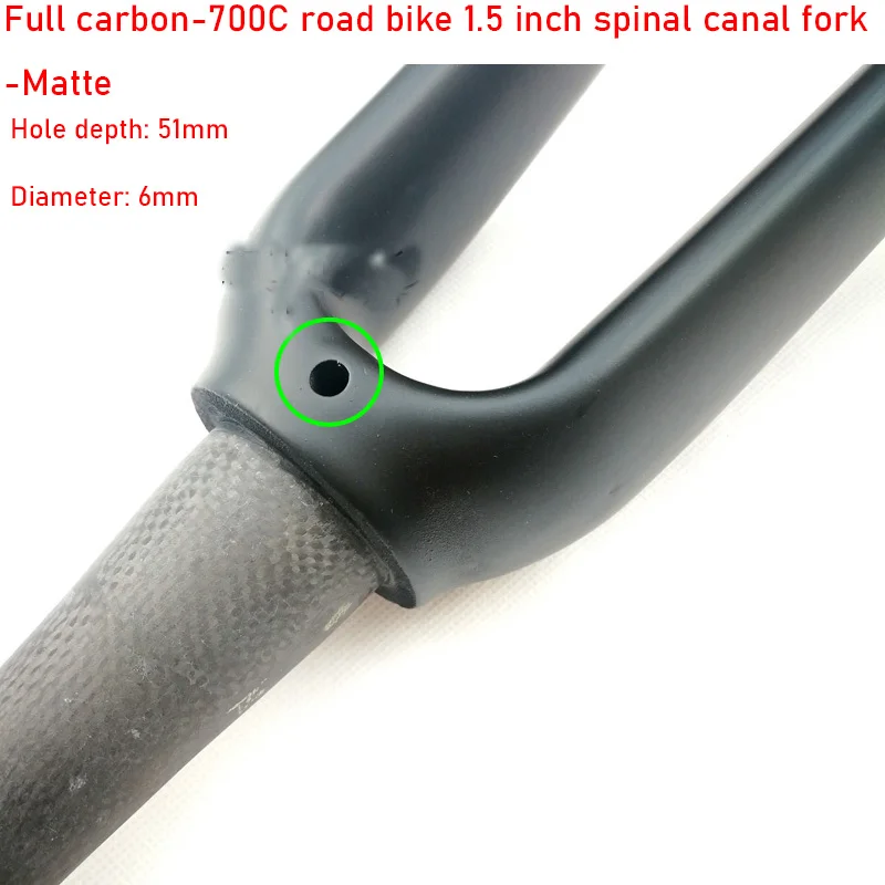 Передняя вилка MEIJUN 700C из углеродного волокна для шоссейного велосипеда с фиксированной передачей, Велосипедная вилка из углеродного волокна с конусной головкой, полностью углеродное волокно 700C forkFull