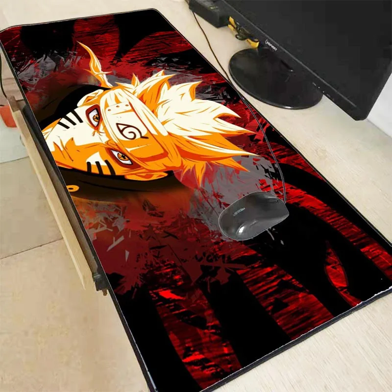  Anime Japan Naruto Print Locking Edge PC Computer Gaming Mouse Pad XXL Rubber Mat for LOL Dota 2 fo