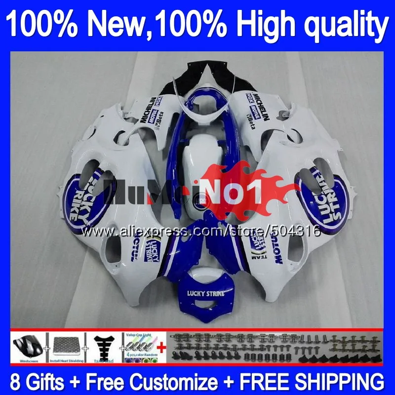 Корпус для SUZUKI Катана GSX600F GSXF 600 750 13MC. 43 Лаки синий GSXF750 GSXF600 2003 2004 2005 2006 2007 03 04 05 06 07 обтекатель - Цвет: No. 1