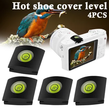 

4 Pcs/Set Camera Bubble Spirit Level Hot Shoe Protector Cover DSLR Cameras Accessories For Sony A6000 Canon Nikon NC99