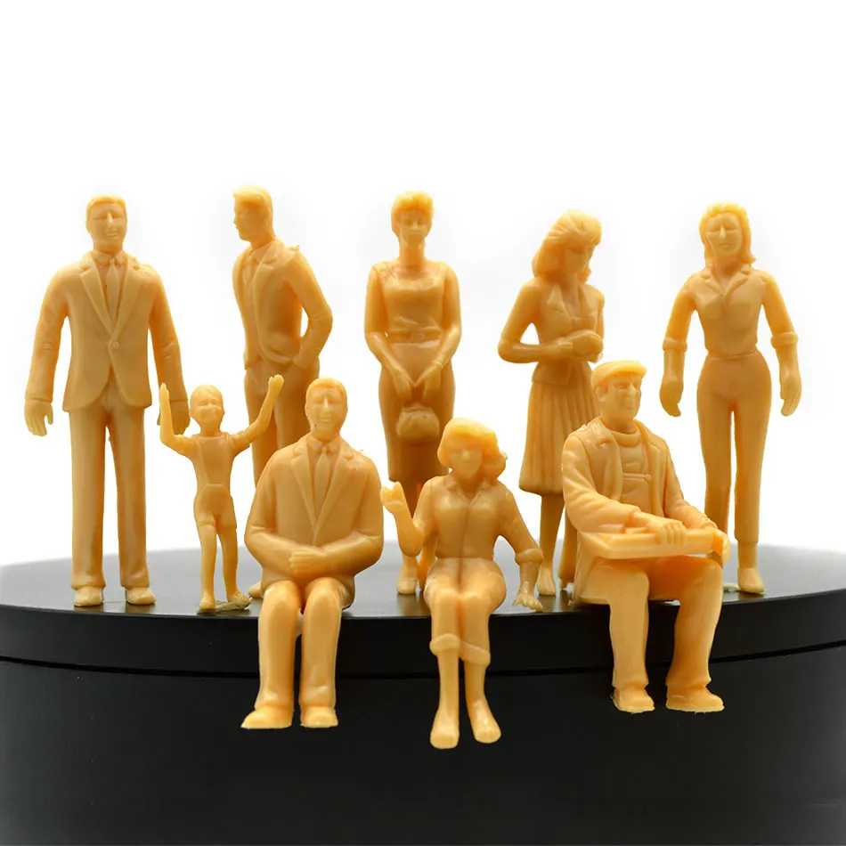 

Model Toy Figures Making Skin Color Model People 1/25 Scale For Architectural Train Building Road Landscape Layout Diorama 7cm