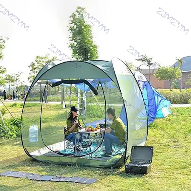 Outdoor Klamboe Tuin Automatische Snelle Opening Verhoogde Zon Onderdak Grote Gaas Strand Tent 5-8 Mensen - AliExpress Mobile