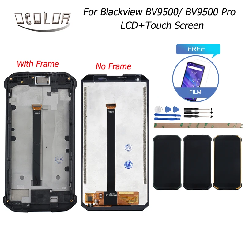 Ocolor для Blackview BV9500 Pro lcd дисплей и сенсорный экран 5 7 ''с рамкой с инструментами +