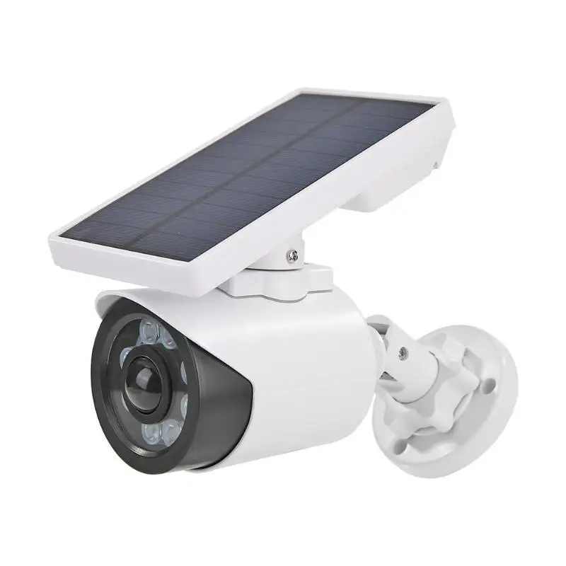 

Waterproof Outdoor Simulation Surveillance Fake Camera Solar Light 3 Modes PIR Motion Sensor Wall Garden Security Lights Lamp