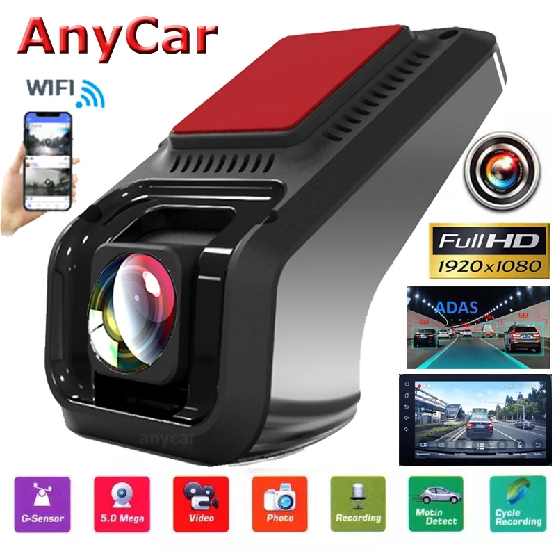 Автомобильный видеорегистратор 1080P Wi Fi ADAS android|Видеорегистраторы| |