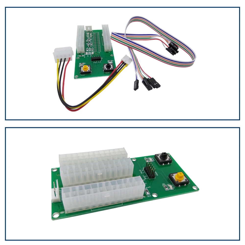 4PIN And 24 Pin Cord Mining Power Supply Start Board Power Cable Synchronous Mining Expansion Card Start Line