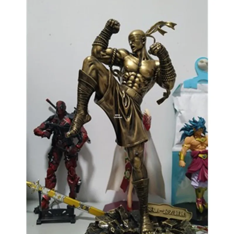 1" игровые фигурки статуя Ли Син бюст слепой монах полная длина портретное моделирование Искусство ремесло GK фигурка игрушка коробка 30 см V916