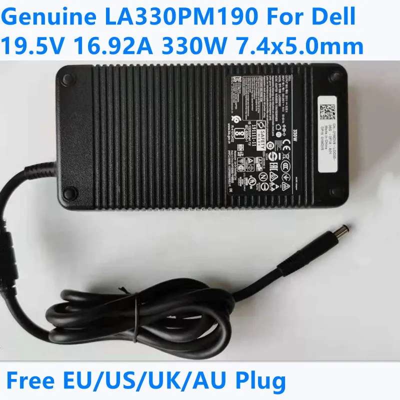 Подлинный адаптер переменного тока LA330PM190 19 5 в 330 а Вт DA330PM190 для Dell ALIENWARE R1 R3 R5 M17X M18X