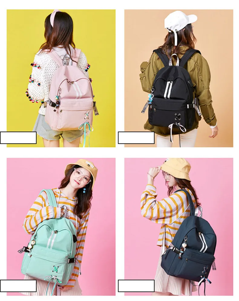 Водонепроницаемый женский рюкзак с защитой от кражи, школьный рюкзак с Usb зарядкой для девочек, рюкзак для путешествий, ноутбука, mochila escolar