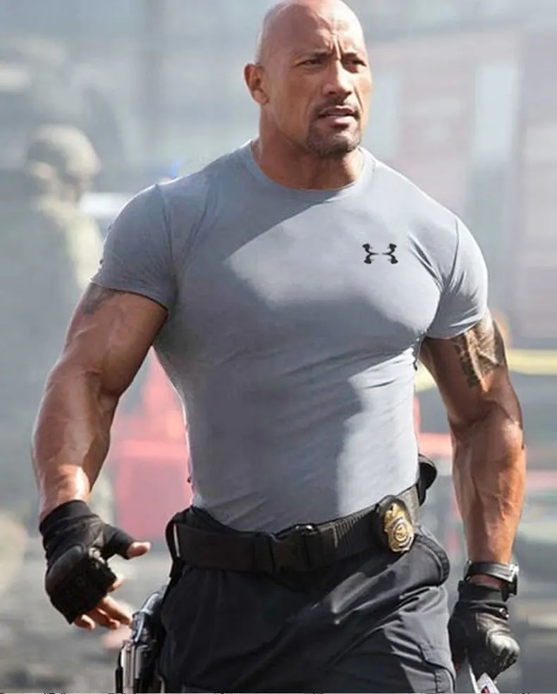 

Gym T Shirt Men Running T-Shirt Men Sportswear Short Sleeve Men Top Printed Fitness Training T-Shirt Sports Shirt Men Running