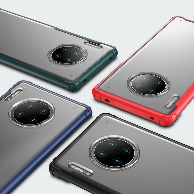 Protection Mobile Phone Case for Huawei P30 Mate 30 Honor V30 Pro Lite Shockproof Protective Matte Cover Nova 6 SE |