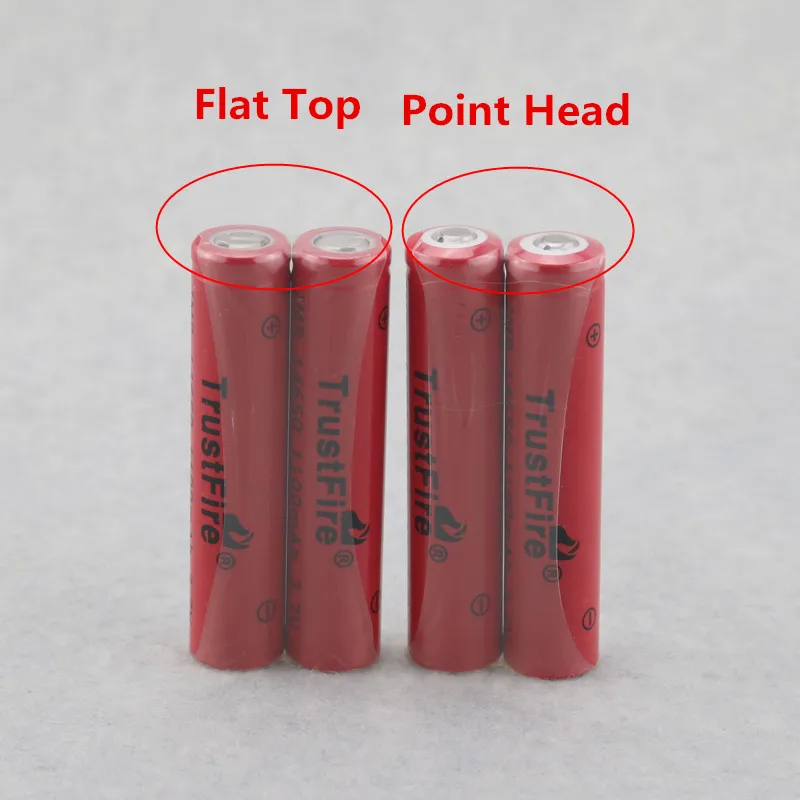 

20pcs/lot TrustFire 3.7V 1100mAh IMR 14650 High Drain Power Battery Output 5A For E-cigarette Remote Control Toy Electrical Tool