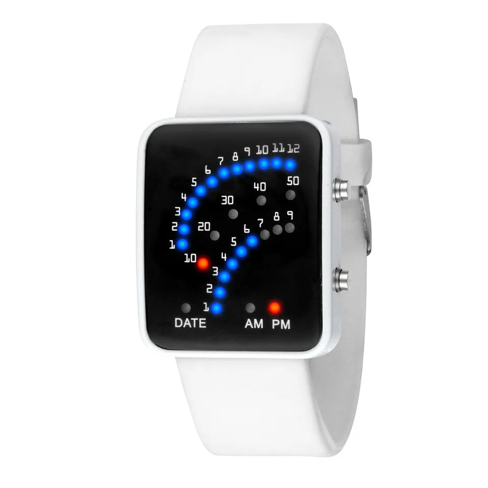 digital clock hand watch