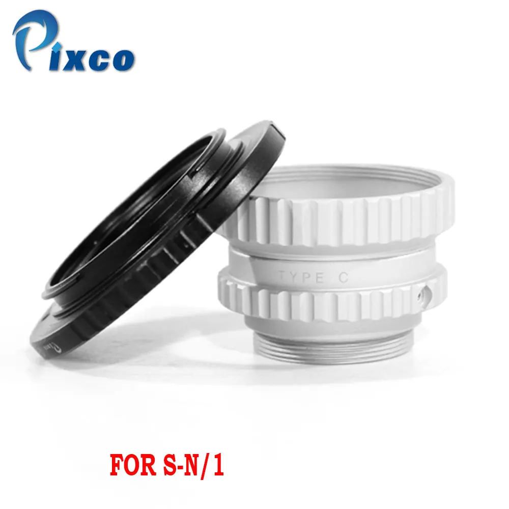 Pixco S-N/1 объектив адаптер Костюм для S Крепление объектива к C крепление камеры+ для C крепление пленочная линза для камеры Nikon 1