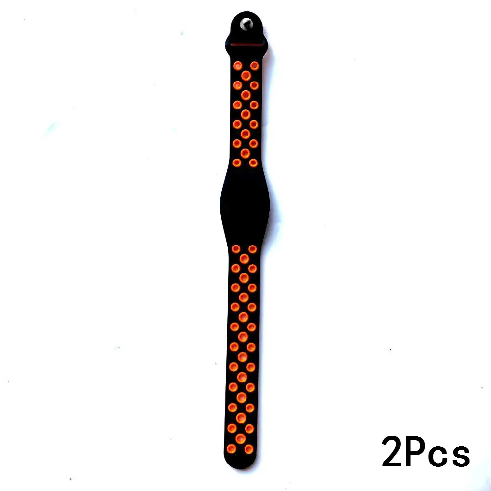 2 шт 125 кГц ID EM4100 TK4100 RFID смарт-браслет силиконовый электронный браслет на запястье Водонепроницаемый дверной контроль доступа карта - Цвет: Оранжевый