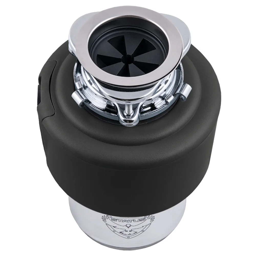 Измельчитель пищевых отходов STATUS Premium 150 (Стальная камера, система шумоизоляции, 2 ступени измельчения, Объем камеры 1200 мл)