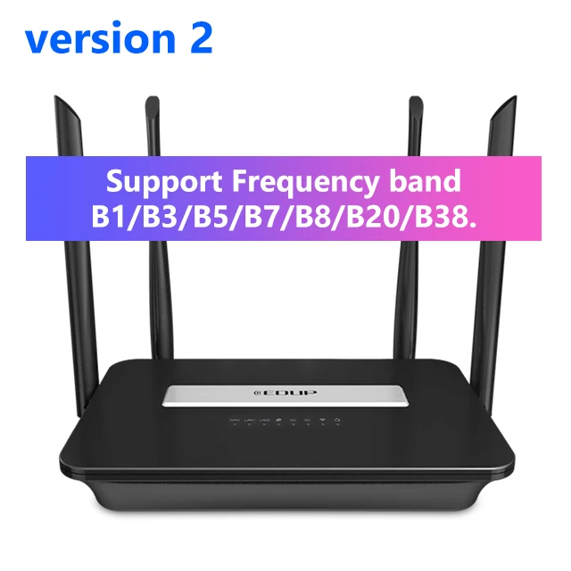 EDUP 4G Router Phát Wifi Không Dây Wi-Fi Router Nhà Kích Sóng 4G RJ45 WAN LAN WIFI Modem Router CPE 4G WIFI Router Khe Cắm Dongle wifi network signal booster Wireless Routers