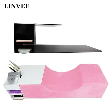 

Memory Foam Pillow for Eyelash Extension Lashes Pillow Shelf Detachable Lash Grafting Slot Ergonomic Pillow Home Use Headrest