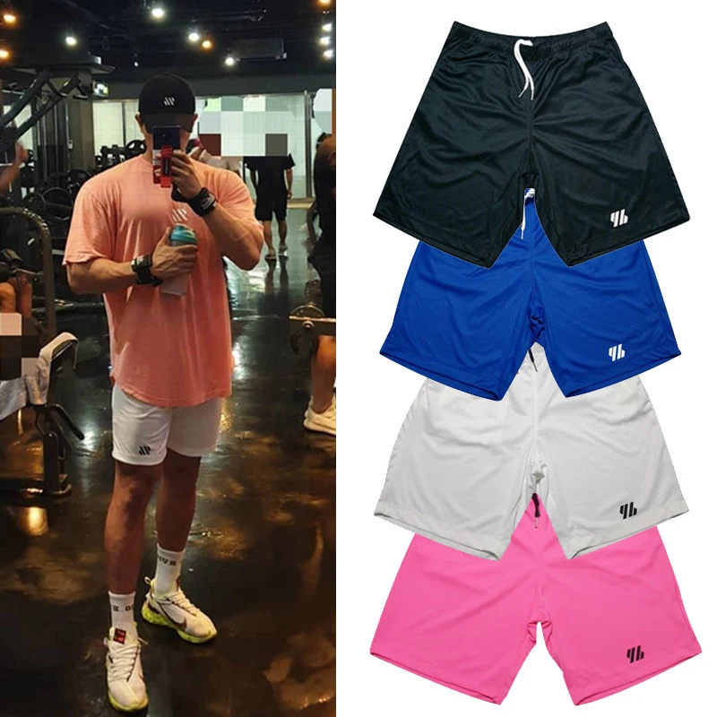 

2021 Summer Shorts Men Fashion Brand Breathable Male Casual Shorts Comfortable Plus Size Fitness Mens Bodybuilding Shorts