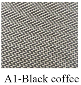 A1 Black coffee EWAY CASA затемненные моторизованные шторы на роликах ветрозащитные моторные рулонные шторы Dooya умные электрические Наружные Жалюзи NO_MRB_ORC_35T - Цвет: A1 Black coffee
