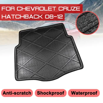 

Car Rear Trunk Boot Mat For Chevrolet CRUZE Hatchback 2008-2012 Waterproof Floor Mats Carpet Anti Mud Tray Cargo Liner