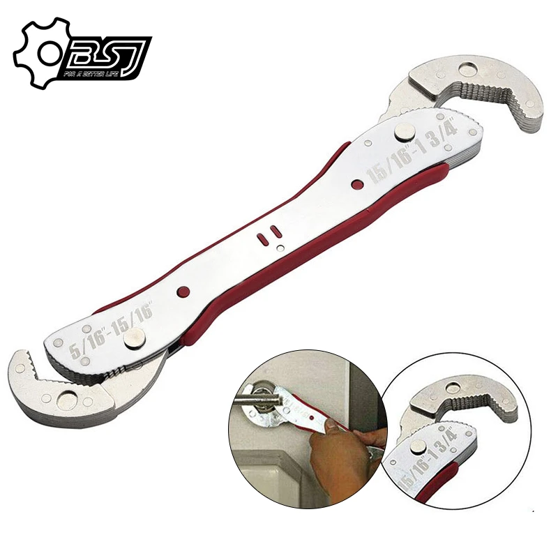 Adjustable Multi-Function Magic Wrench 9-45MM Spanner Universal Wrench Pipe Tool Adjustable Multi-Function Magic Wrench 9-45MM Spanner Universal Wrench Pipe Tool