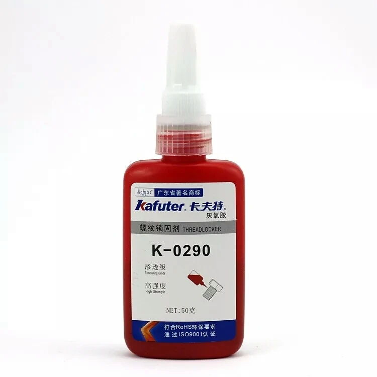 Горячая продажа kafuter K-0290 50 г высокая проницаемость анаэробный клей высокопрочный клей