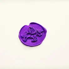 Милый Единорог воск печать пользовательский дизайн печать приглашение воск печать Свадебная карта сургучные печати