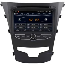 Восьмиядерный 4G+ 64G Android 8,1 автомобильный DVD gps навигатор для SsangYong Korando Actyon автомобильный Радио стерео Wifi DVR