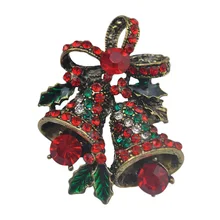 Стиль Рождественская брошь колокольчик праздничный подарок корсаж европейский и американский стиль аксессуары с фабрики прямые продажи Su