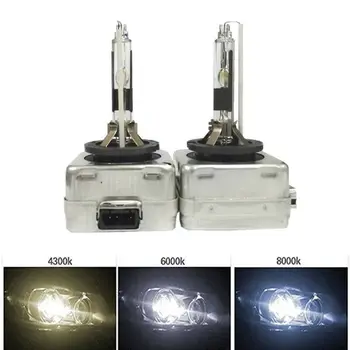 

2Pcs 4300K 6000K 8000K white 35W D1R D3R HID Xenon Bulbs Car Headlights replace for Philips and Osram 66340 Car accessories