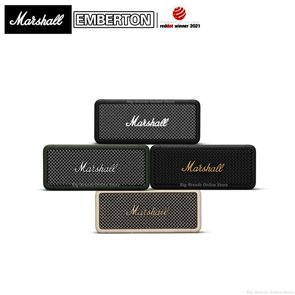 Bluetooth-колонка MARSHALL EMBERTON IPX7 водонепроницаемая | Электроника