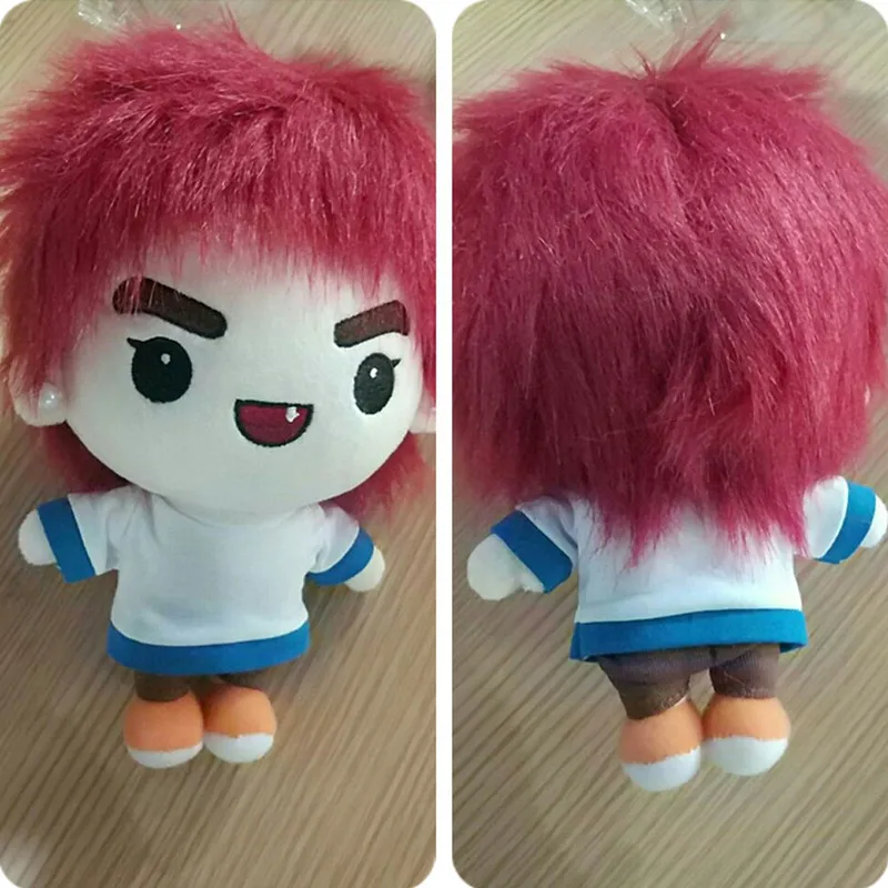 Корейская кавайная плюшевая кукла, набивная кукла с одеждой, плюшевые игрушки, мягкие милые PP хлопковые набивные куклы, коллекция фанатов, Подарочная игрушка