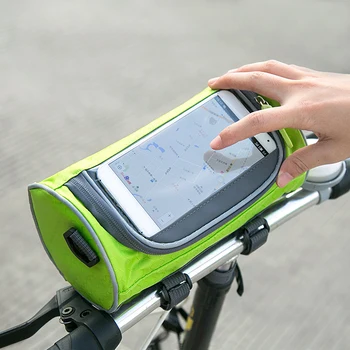 

bicycle storage bag ziplock bag zip bag storage Waterproof Bike For Bicycle Front Frame Bag Cycling Bicycle Bag