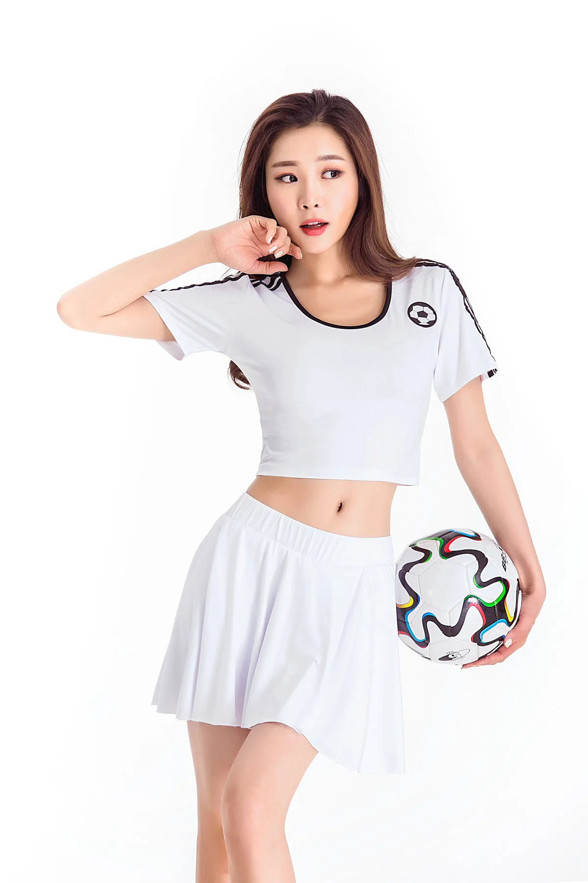 Sexy Cheerleading Costume Clothes Football Rugby Basketball Cheer Team Girl Cheerleading Uniforms Stage Performance