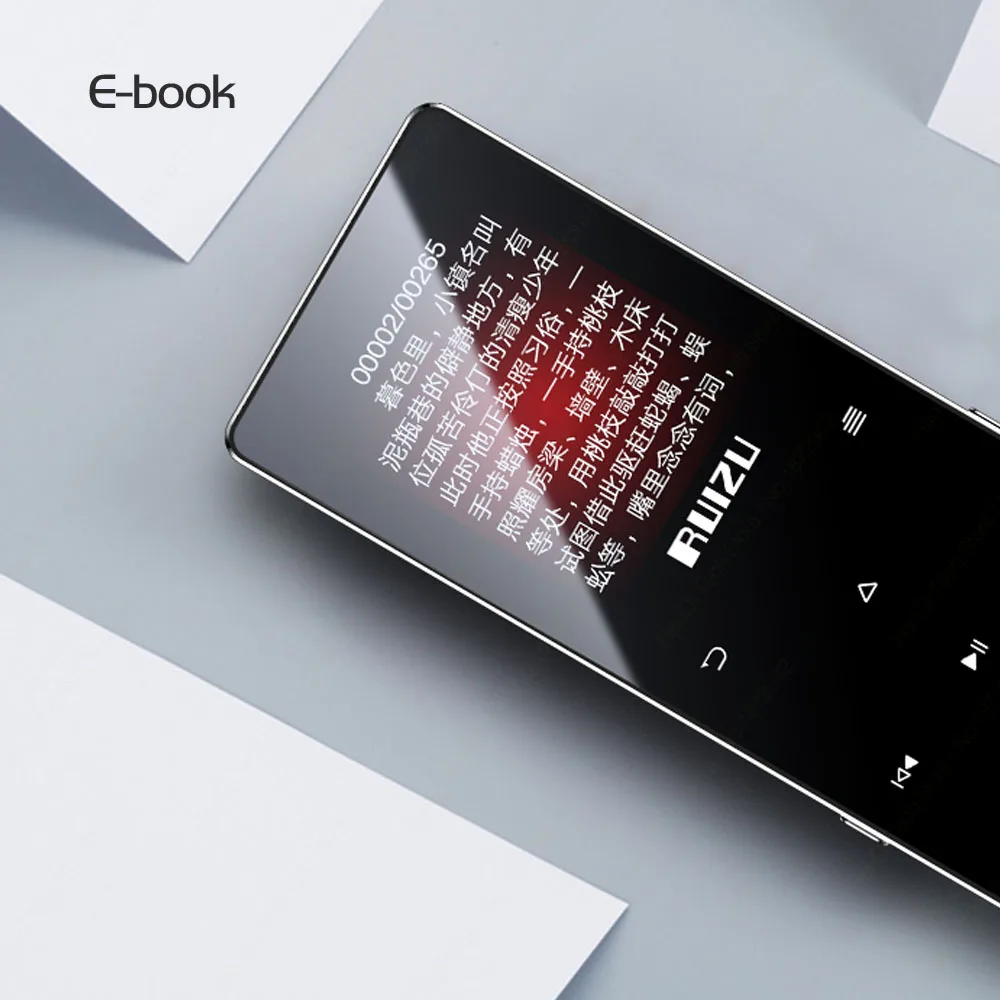 Bluetooth MP3 плеер RUIZU D28 музыкальный 8G портативный с Built in динамиком Поддержка FM