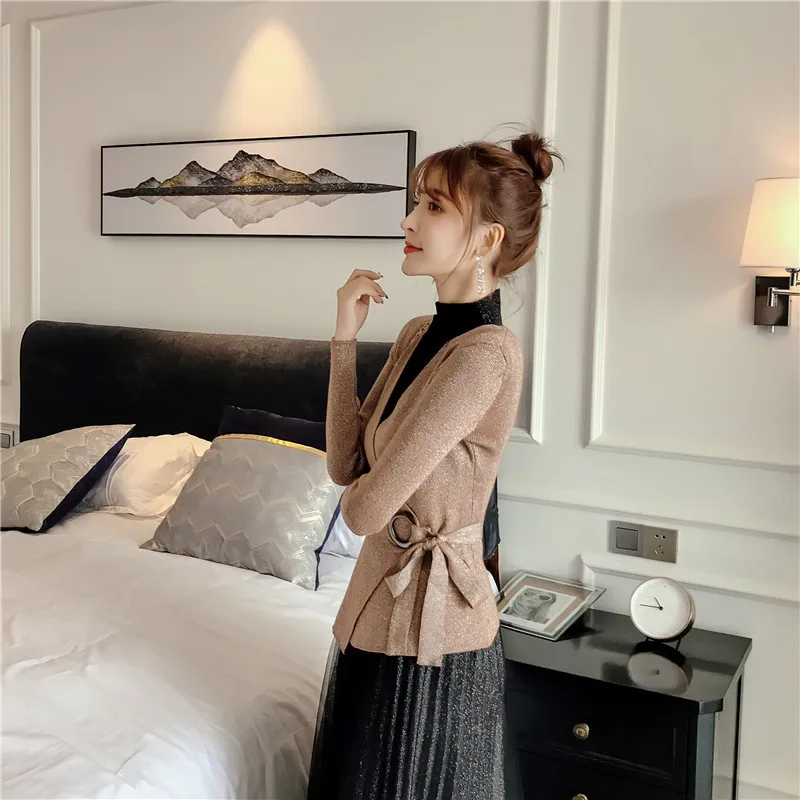 ALPHALMODA модный костюм платье осеннее платье тонкий свитер с длинными рукавами+ Сетчатое платье Элегантный комплект из 2 предметов