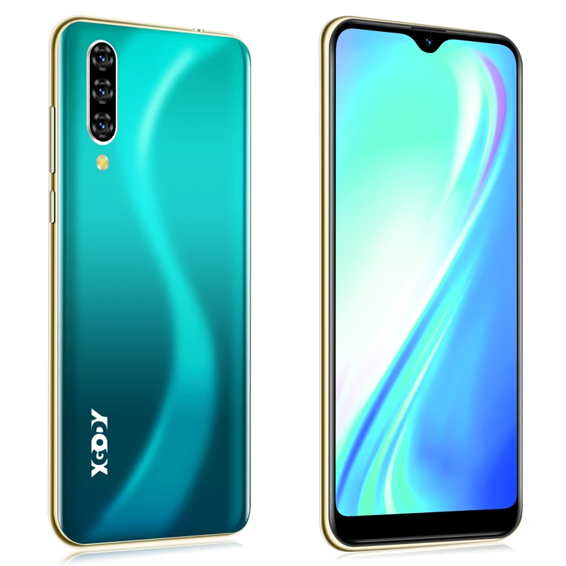 XGODY 3G Waterdrop Smartphone 6.26 Full Screen Face Unlock Mobile Phone Android 9.0 2GB 16GB MTK658
