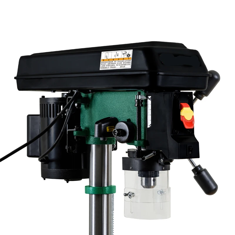 Desktop Bench Drill 10-Inch Speed-Regulating Drilling Machine Woodworking Bench Drill With Laser Positioning Induction Motor 3