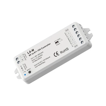 

Free shipping L4-M (4 channels) 12-24VDC RF 0/1-10V dimmer Use with RGB/RGBW remote control 256 levels 0-100% smooth dimming
