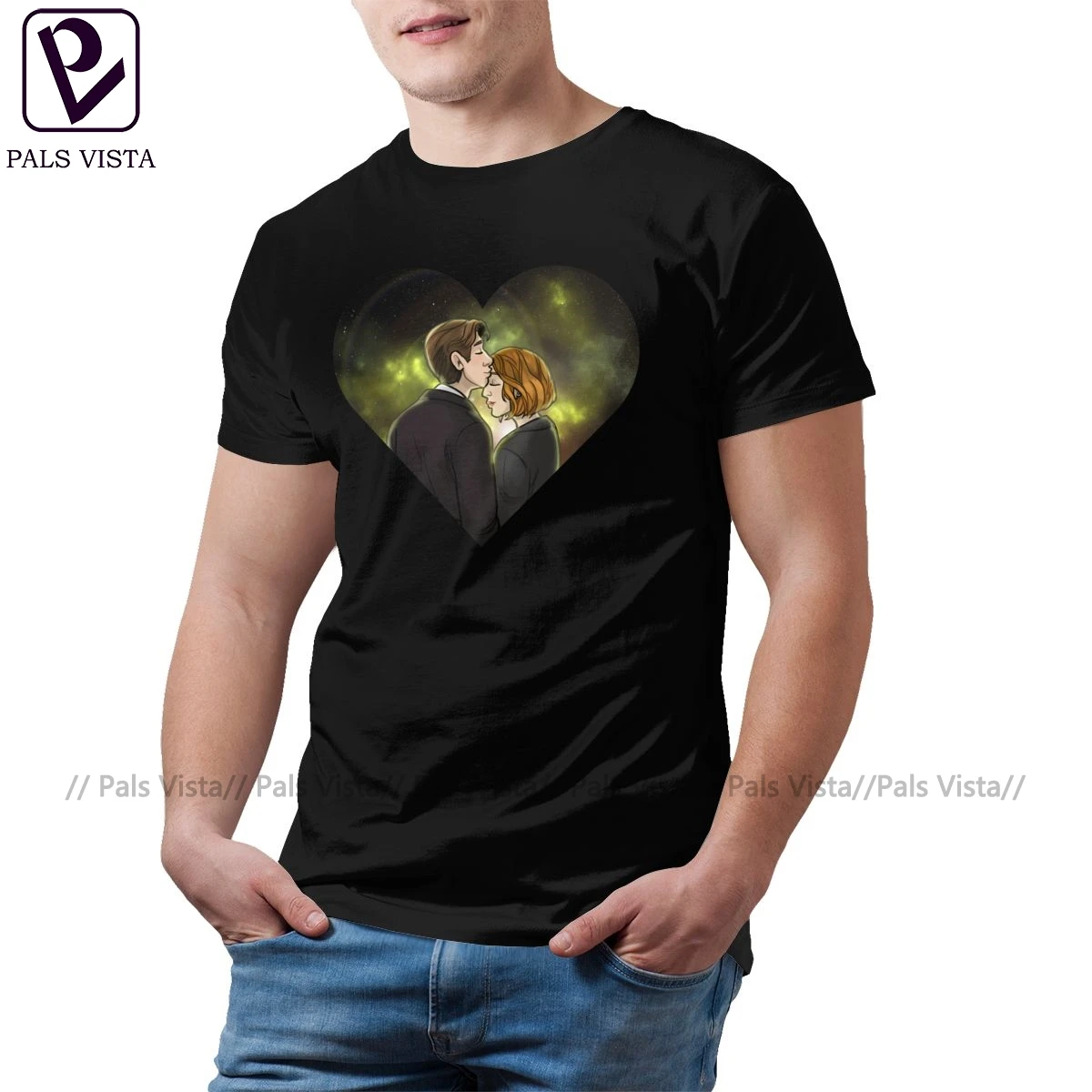 Футболка X файлы Mulder Scully модная футболка с коротким рукавом забавная Мужская