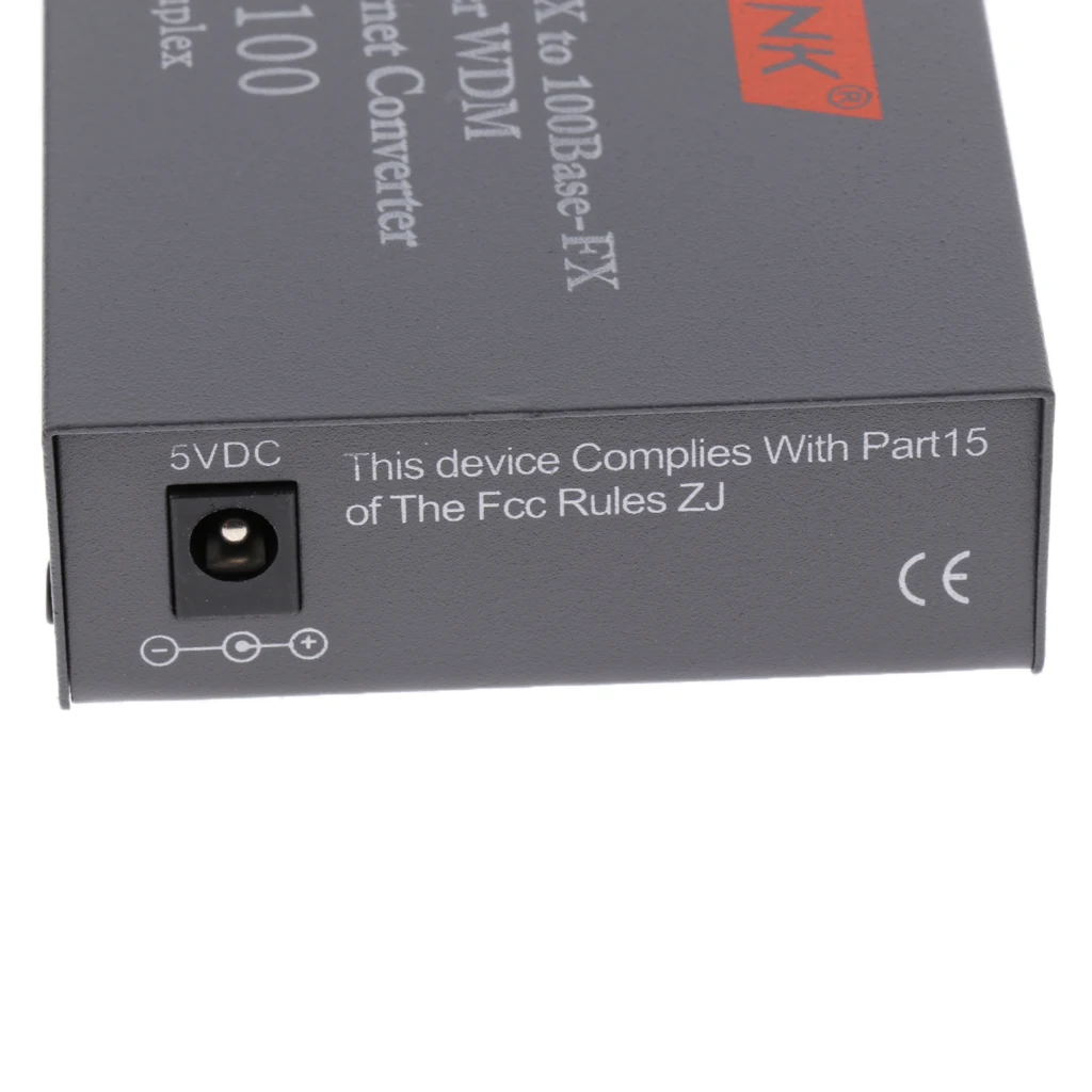 2 предмета HTB-3100 A/B волоконно-оптический медиа конвертер 10/100 Мбит/с однорежимный одинарный волоконно SC Порты и разъёмы 100 км внешнего Питание
