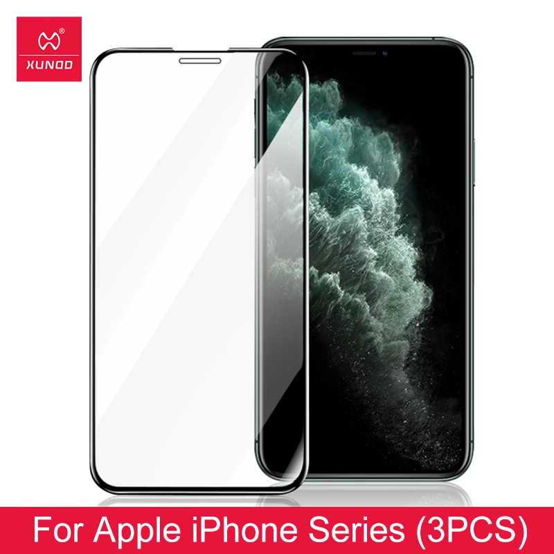 3 шт. защитный экран протектор для Apple Iphone серии 7 8 9 X Xs Xr 11 11pro Max пленка закаленное