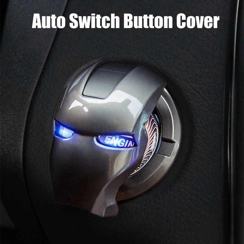Крышка кнопки запуска и остановки двигателя автомобиля крышка переключателя