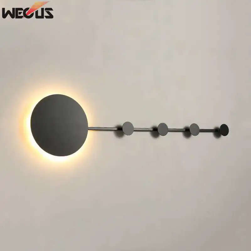 

Nordic simple home entrance wall lamp creative living room bedroom bedside hall cloakroom stairs coat hanging lamp wall lamp