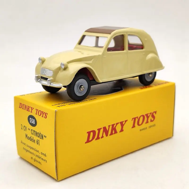 DeAgostini 1:43 Dinky Toys 558 Citroen 2CV Modele 61 Diecast Models Car Atuo 