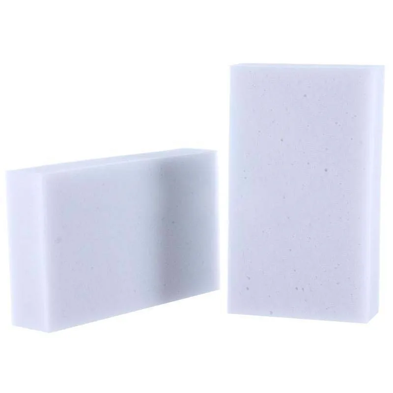 100pcs Eraser Melamine Foam Cleaner Magic Sponge Multi-Functional Soft White